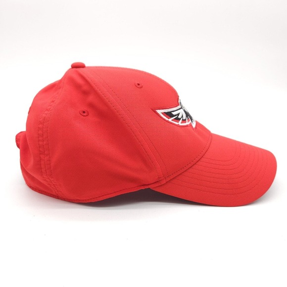 Atlanta Hawks Nike Legacy91 Dri Fit Strapback Hat Ball Cap NBA‎ Basketball Red - Picture 4 of 7